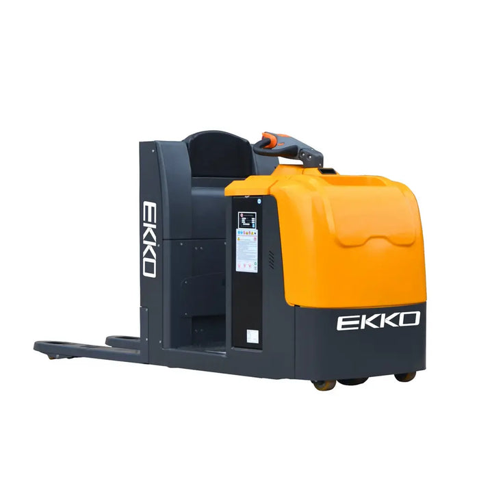 EKKO EPC30A Center-Controlled Walkie Rider Pallet Jack, 5000 lbs Capacity