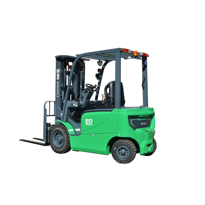 EKKO EK20G-Li 4-Wheel Electric Forklift 4500 lbs Capacity, 189" Lift Height