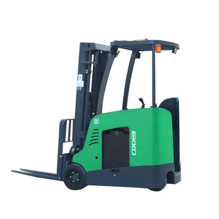 EKKO EK18RF-Li Stand-up Rider Electric Forklift, 4000 lbs Capacity, 216" Lift Height