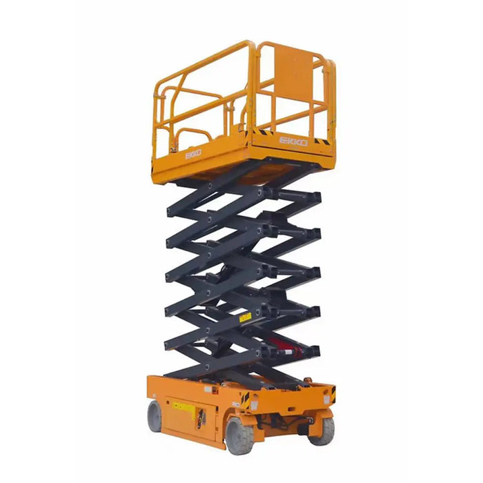 EKKO ES120E Aerial Work Platform Scissor Lift 468'' Height, 700 lbs Capacity