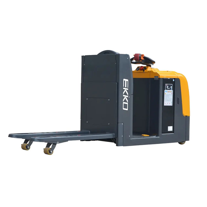 EKKO EPC30A Center-Controlled Walkie Rider Pallet Jack, 5000 lbs Capacity