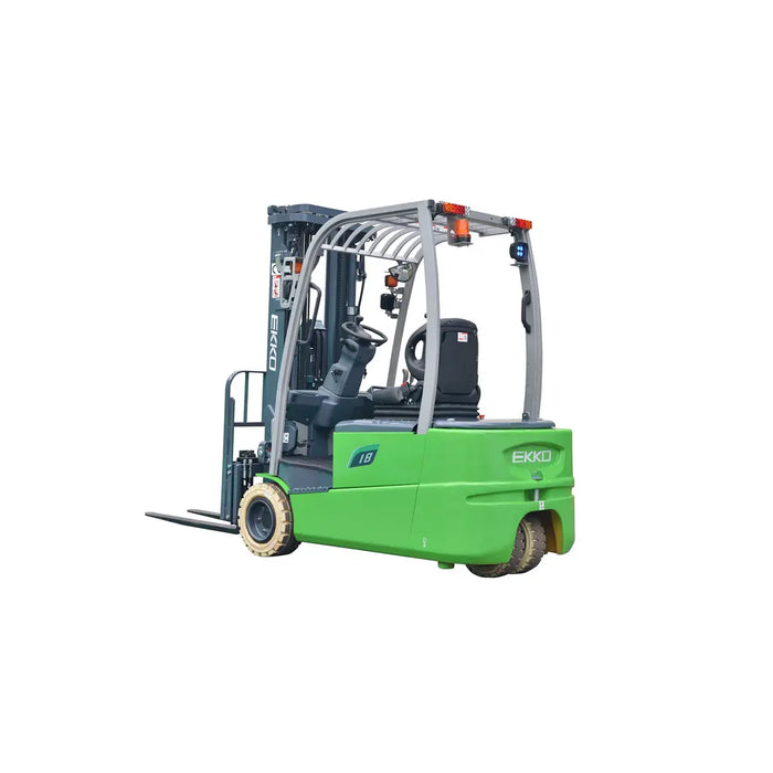 EKKO EK18AT-212Li 3-Wheel Lithium-Ion Electric Forklift 4000 lbs Capacity, 212" Lift Height