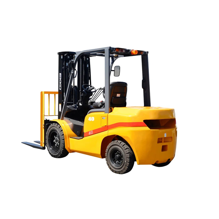 EKKO EK40D 4-Wheel Diesel Forklift, 8500 lbs Capacity, 185" Lift Height