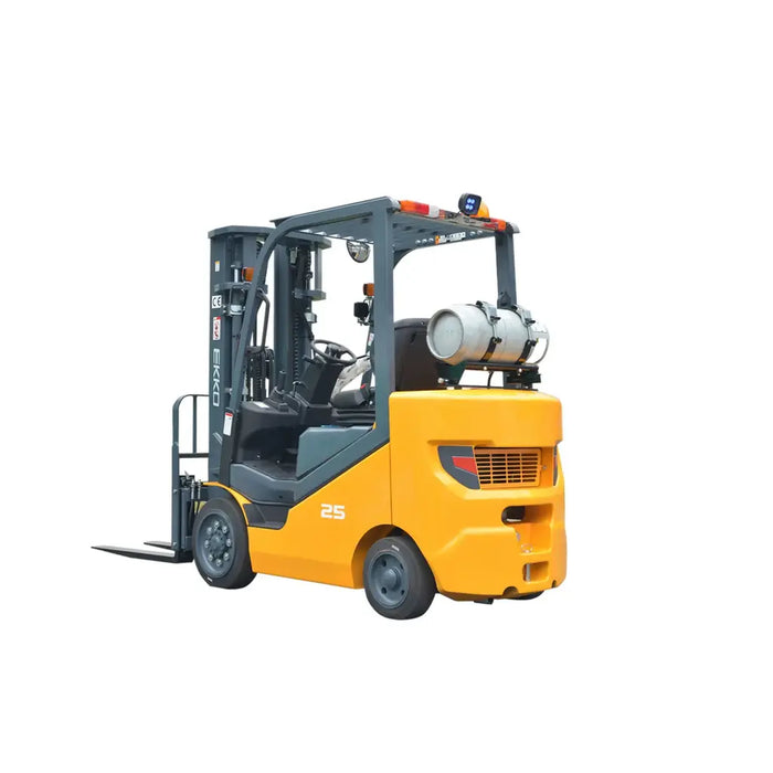 EKKO EK25CLP Liquid Propane 4-Wheel Forklift, 5000 lbs Capacity, 189" Lift Height