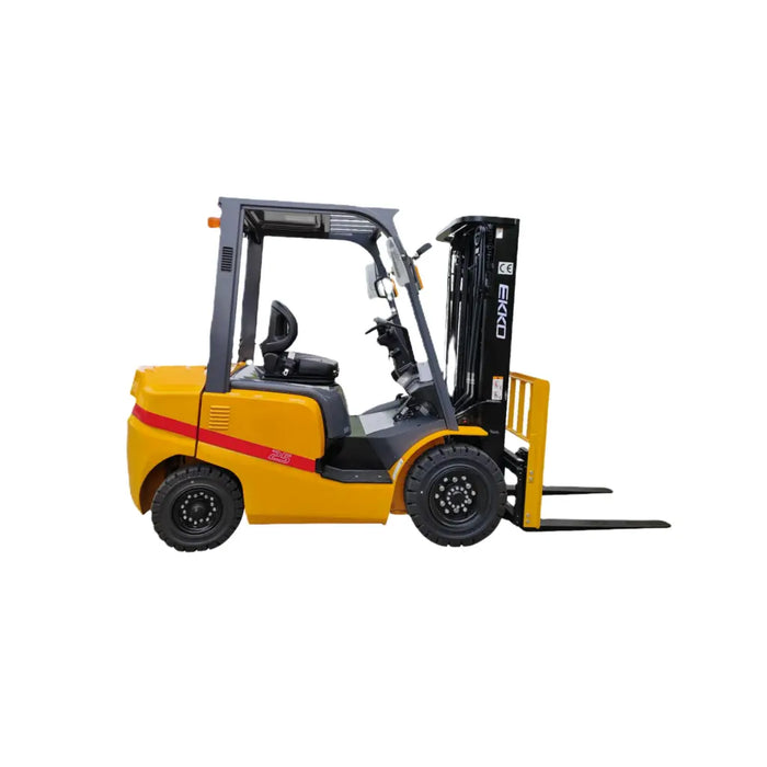 EKKO EK20D 4-Wheel Diesel Forklift, 4000 lbs Capacity, 185" Lift Height